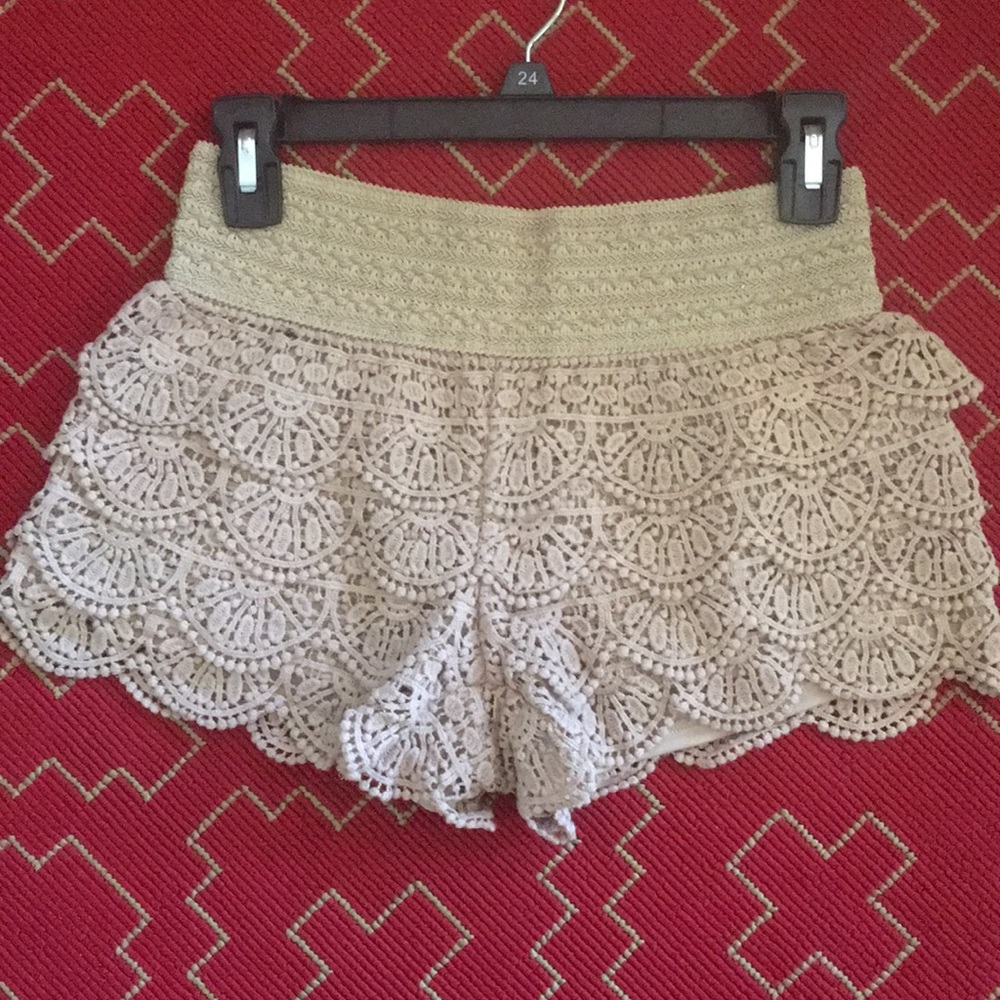 Rewind Crochet Shorts